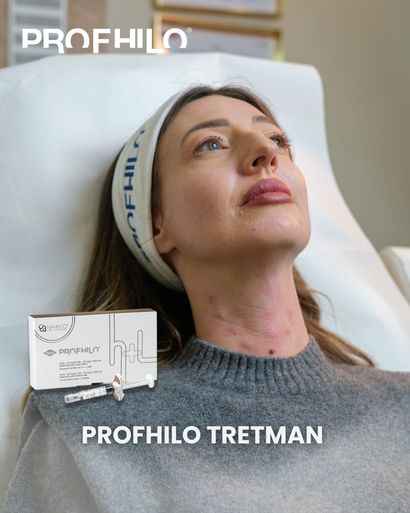 Pacijentkinja na Profhilo tretmanu